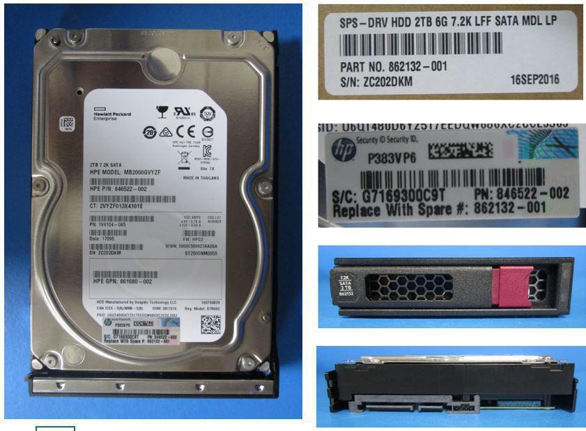 Disco rigido SATA da 2 TB 6...