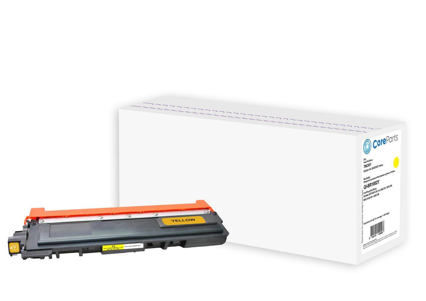 CoreParts QI-BR1002Y cartuccia toner 1 pz Originale Giallo (Toner Yellow TN230Y - Pages 1.400 - Brother HL-3040/3070 Series - W