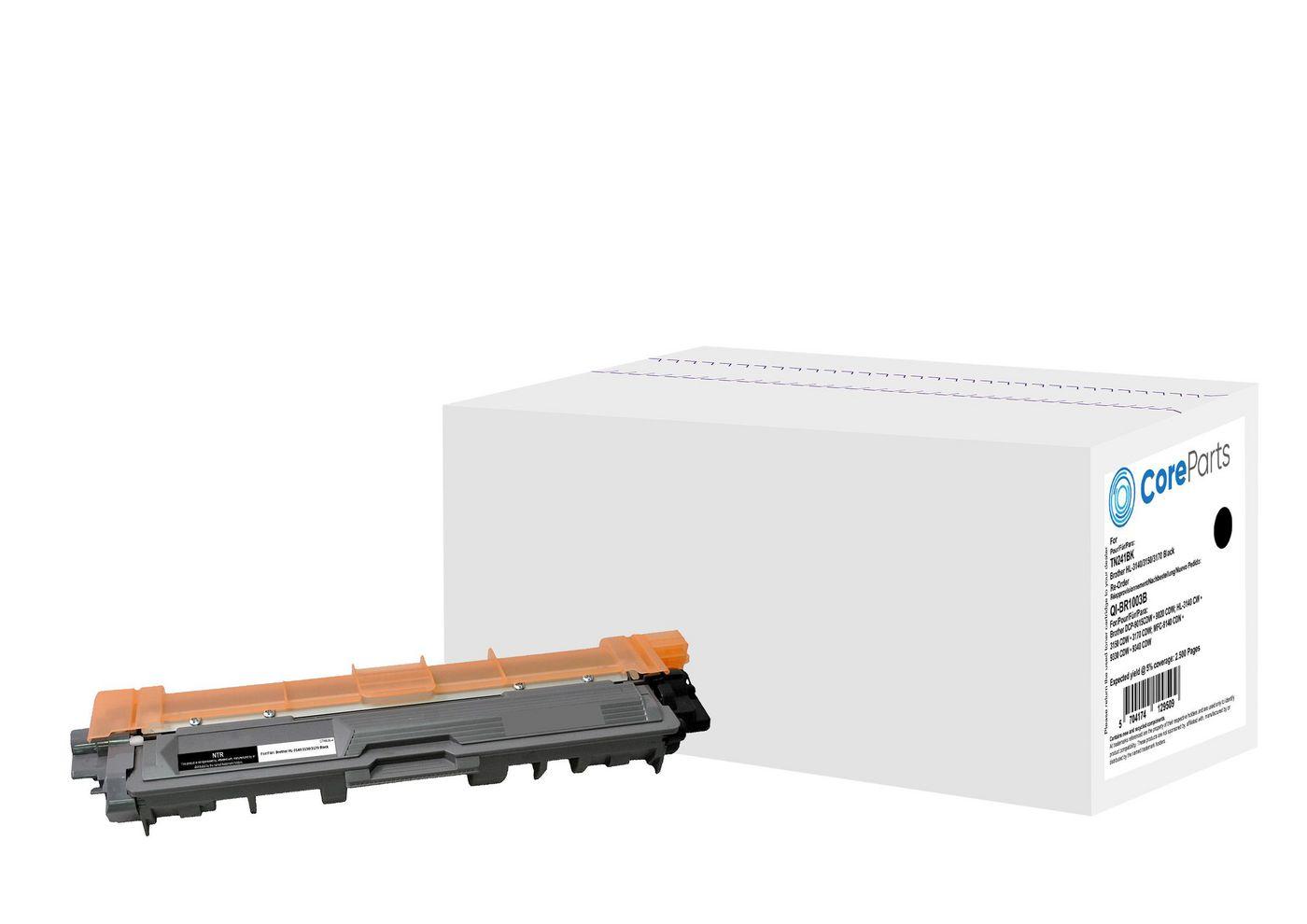 CoreParts QI-BR1003B cartuccia toner 1 pz Compatibile Nero (Toner Black TN241BK - Pages 2.500 - Brother HL-3140/3150/3170 Serie