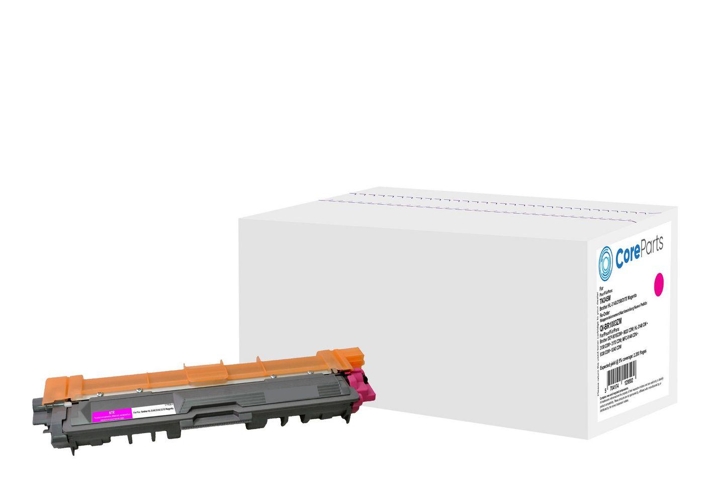 CoreParts QI-BR1003ZM cartuccia toner 1 pz Compatibile Magenta (Toner Magenta TN245M - Pages 2.200 - Brother HL-3140/3150/3170