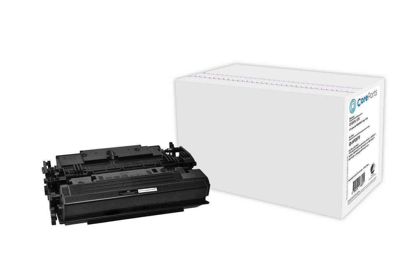 CoreParts QI-HP2075 cartuccia toner 1 pz Compatibile Nero (Toner Black CF287X - Pages 18.000 Nordic Swan - HP LaserJet M506/M52