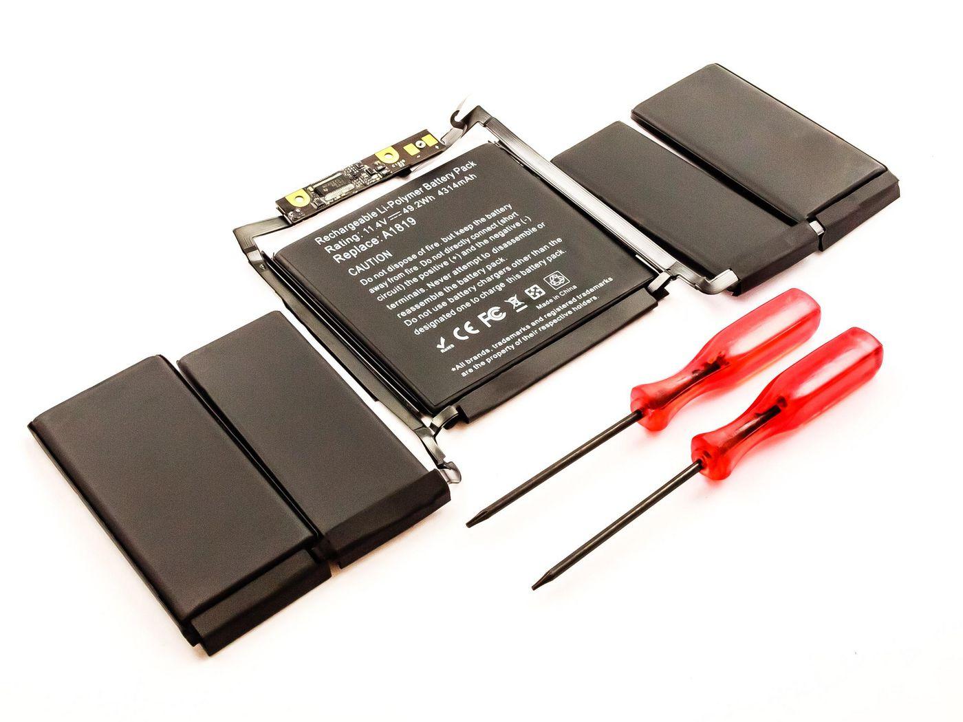 CoreParts MBXAP-BA0041 ricambio per laptop Batteria (Laptop Battery 49Wh Li-Pol - 11.41V 4.3Ah 49Wh Li-Pol - 11.41V 4.3Ah for M