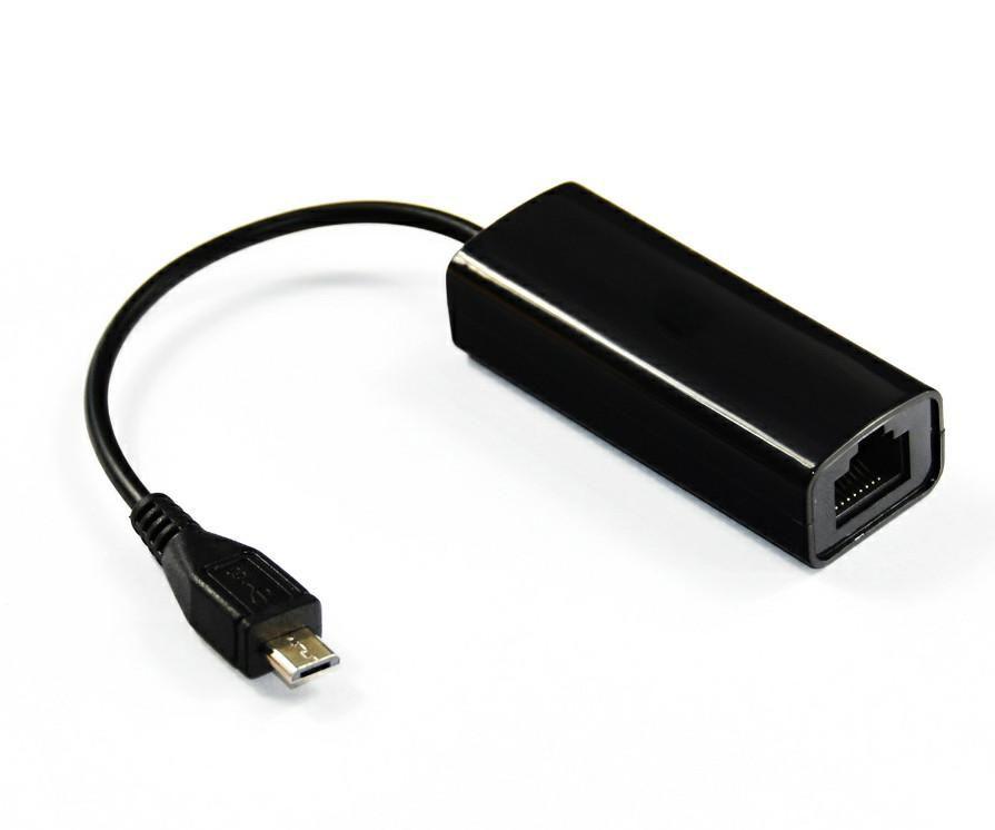 Microconnect USBMICROETHBB scheda di rete e adattatore Ethernet (USB MICRO to Ethernet Black - USBMICROETHBB Wired - Micro-USB