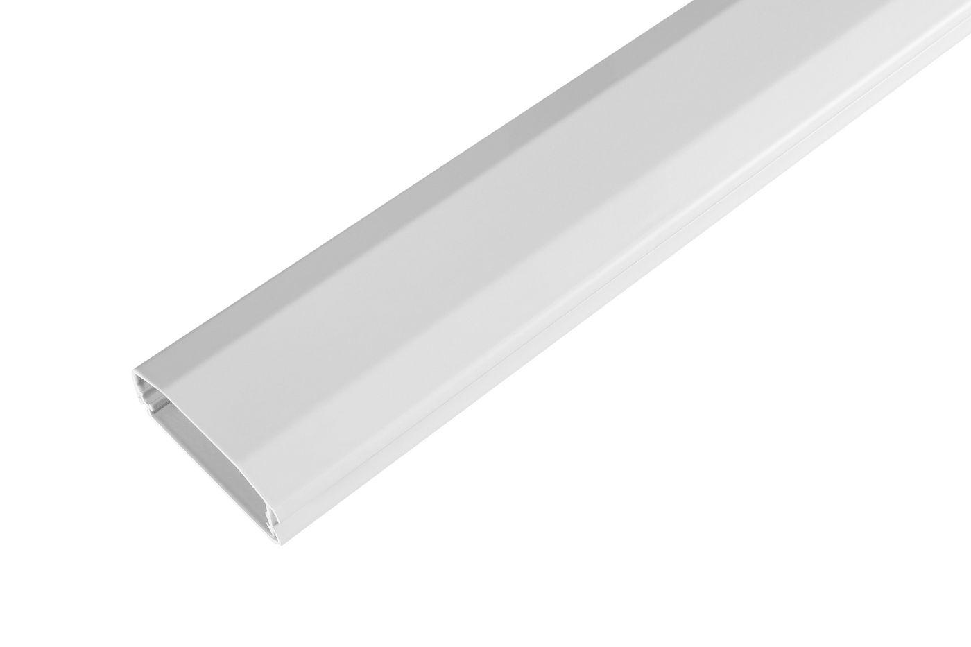 Vivolink VLWL110W accessorio per cavi (Aluminum cable cover white - 110x6x2cm .)