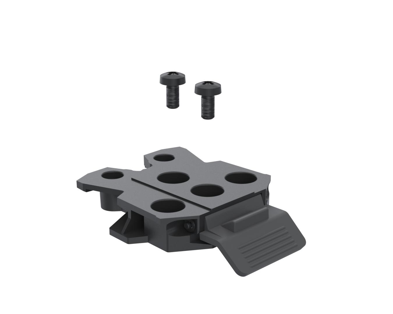 Ergonomic Solutions SpacePole Payment SPMCL001 accessorio di sistema POS Supporto POS Nero Plastica rinforzata con fibre (FRP)