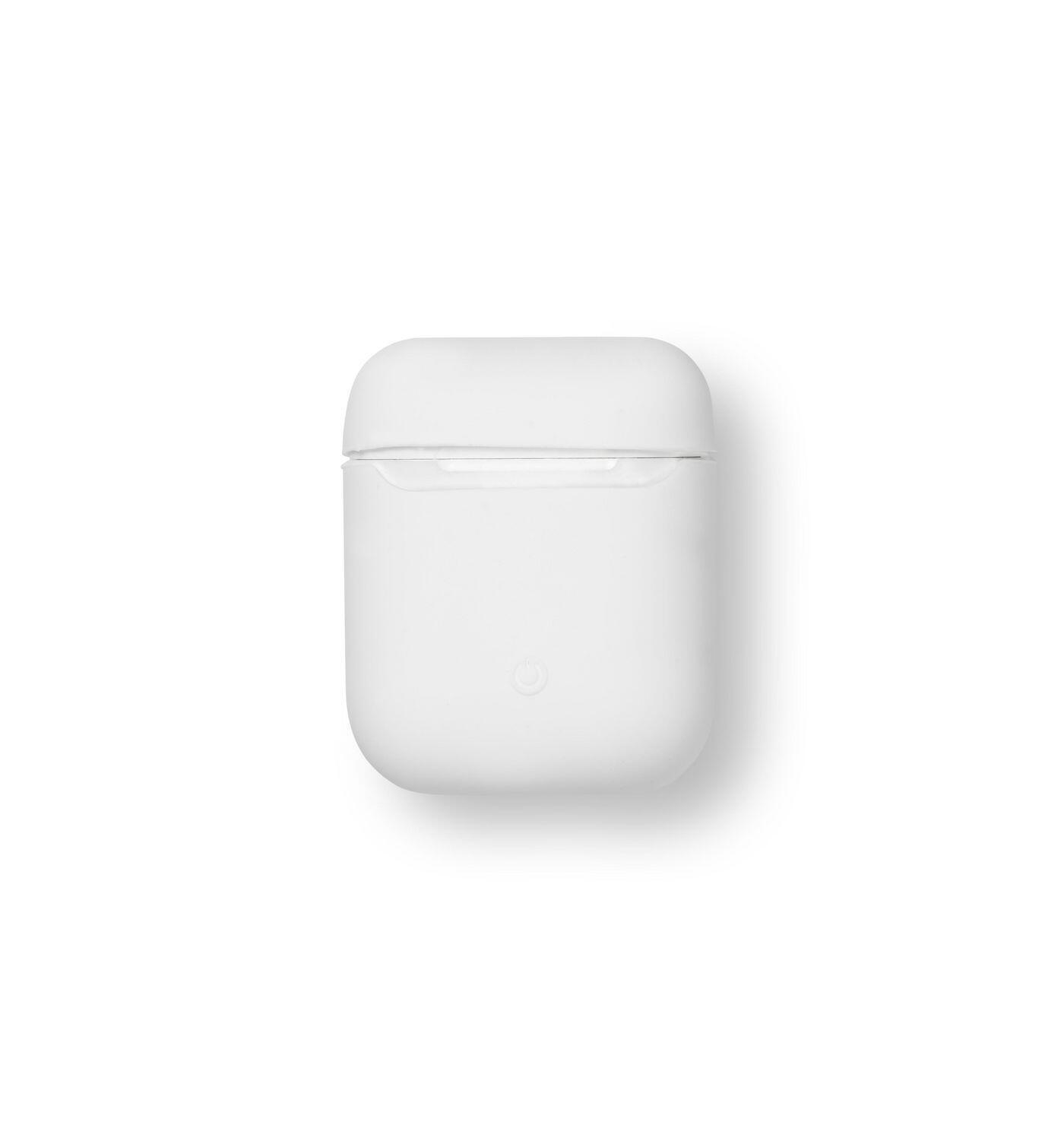 eSTUFF AirPods Silicone Case White Custodia (Cover for AirPods Gen 1/2 Silicone Cover - Color White - Warranty 24M)