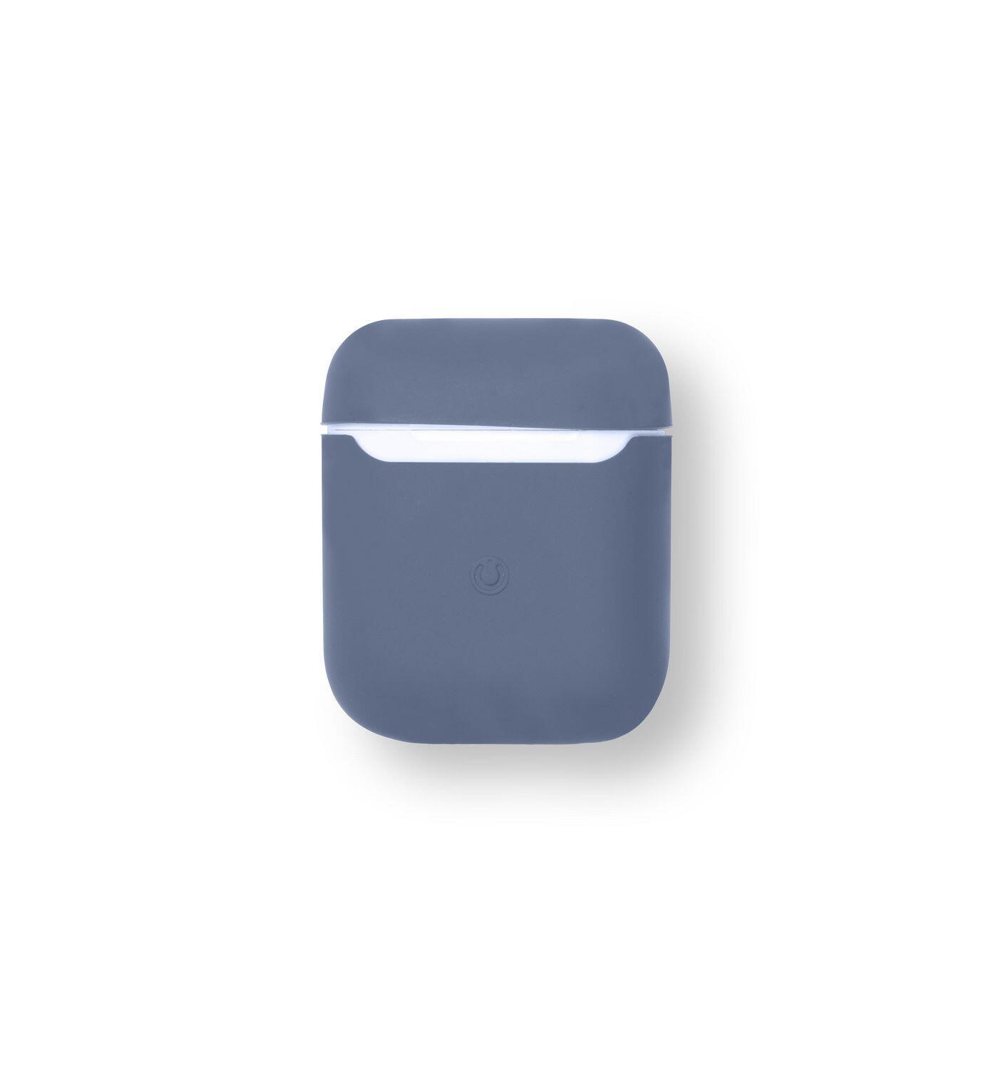 eSTUFF AirPods Silicone Case Custodia (Cover for AirPods Gen 1/2 Silicone Cover - Color Midnight Blue - Warranty 24M)