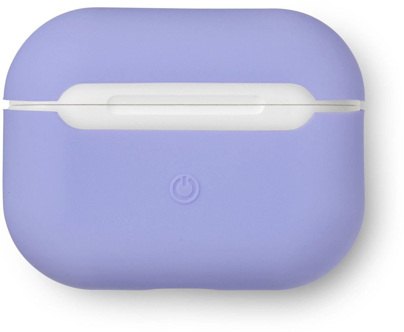 eSTUFF AirPods Pro Silicone Case Custodia (Cover for AirPods Pro Silicone Cover - Color Pale Purple - Warranty 24M)