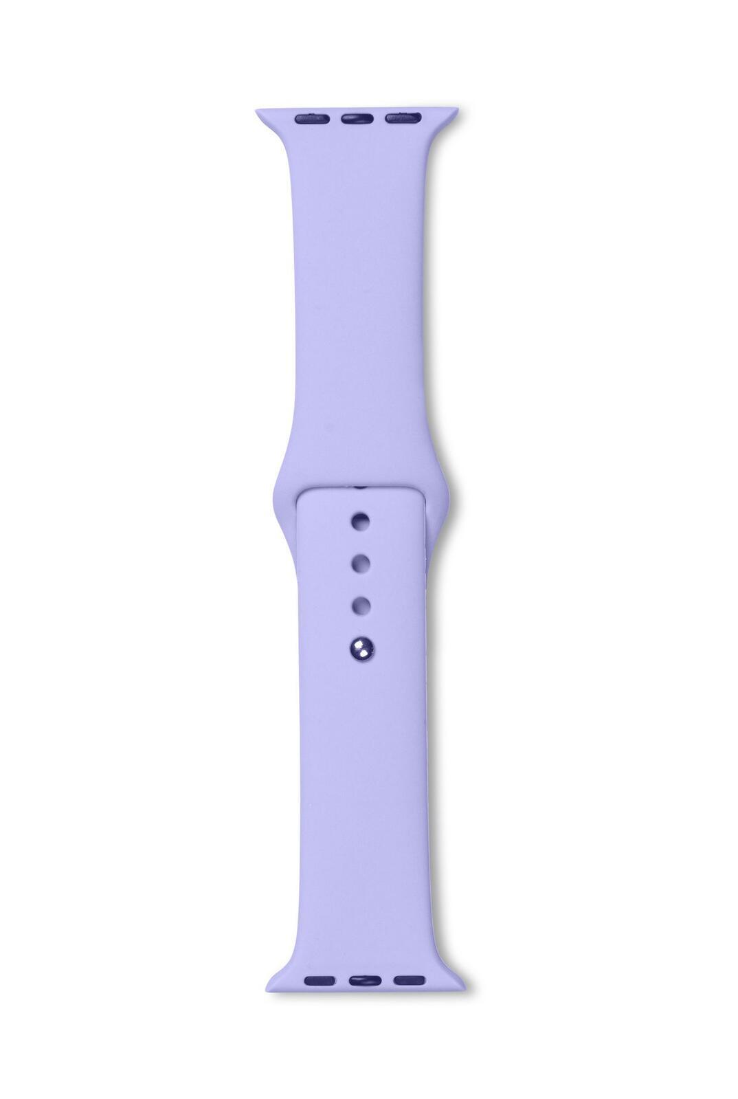 eSTUFF ES660124 accessorio indossabile intelligente Band Viola Silicone (Apple Watch Silicone Strap - Color Pale Purple. Width