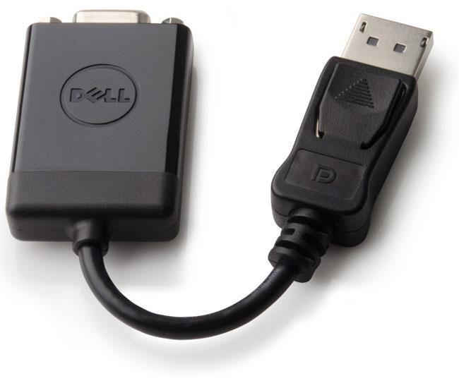 DELL 492-11715 cavo e adattatore video DisplayPort VGA Nero (Display Port to VGA Adapter - 492-11715 DisplayPort VGA - Male/Mal