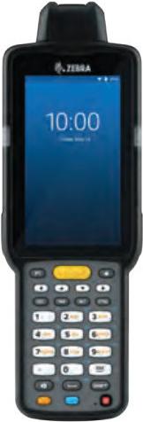 Zebra MC3300x computer palmare 10,2 cm [4] 800 x 480 Pixel Touch screen 505 g Nero (MC,WLAN,BT,GUN,2DERI,29KY,2.5X - ,GMS,4/32G