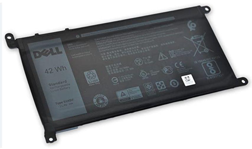 Battery 42WHR 3Cell - Lithium-Ion - Warranty 6M