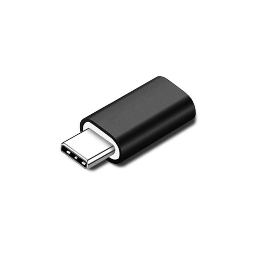 Microconnect MC-LIGHTUSBC adattatore per inversione del genere dei cavi USB C Lightning Nero (Lightning-USB-C Adapter Black - S