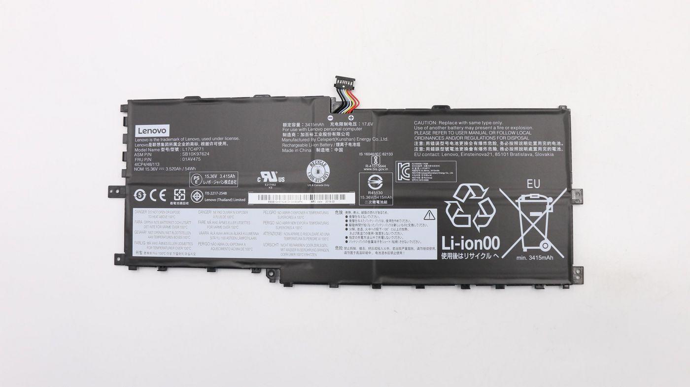 Lenovo 01AV475 ricambio per laptop Batteria (Battery Pack LI CELXPERT - Warranty: 12M)