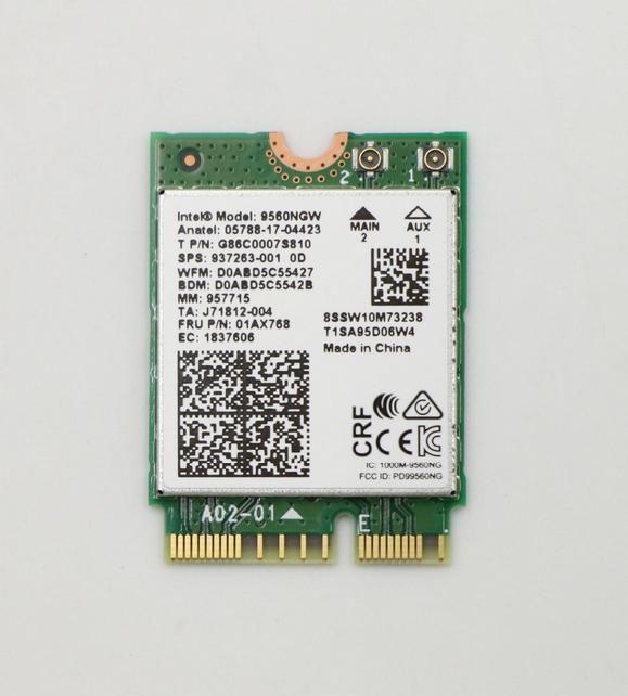 Lenovo WirelessCMBIN9560 NV M2 BT5.0 Scheda WLAN (Wireless Card CMB IN 9560 - Warranty 6M)