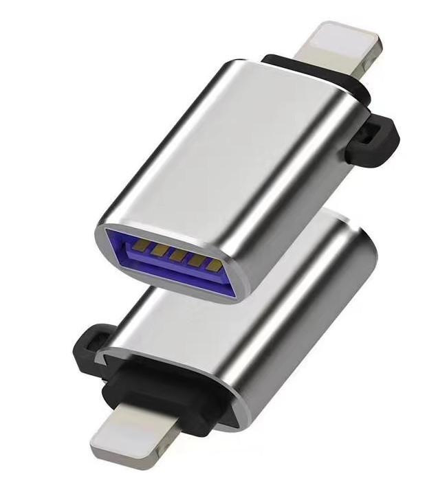 Microconnect MC-LIGHTUSB3 adattatore per inversione del genere dei cavi Lightning USB A Argento (Lightning-USB3.0 Adapter - Sup