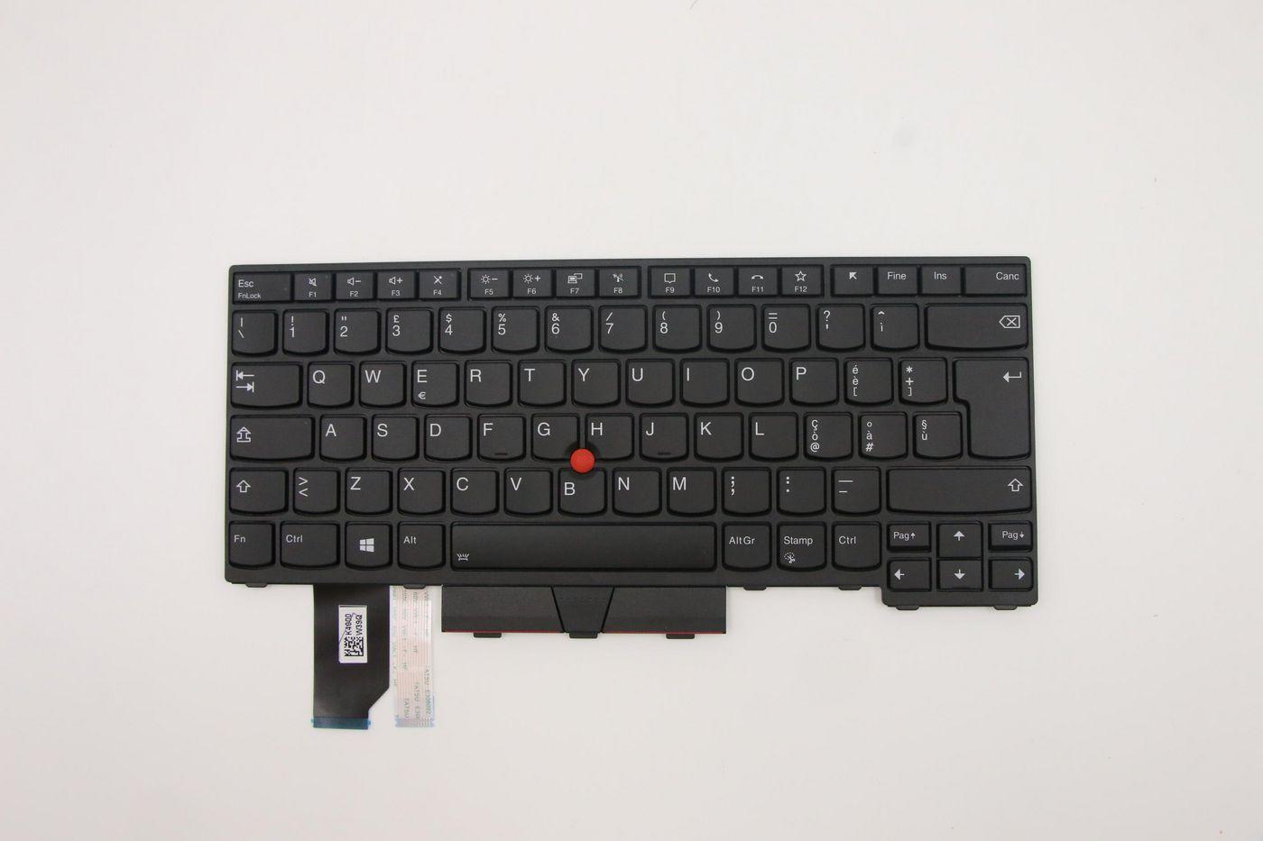 Lenovo 5N20W67776 ricambio per laptop Tastiera (FRU Odin Keyboard Full BL - [Chicony] Italian 5N20W67776, - Keyboard, Italian,
