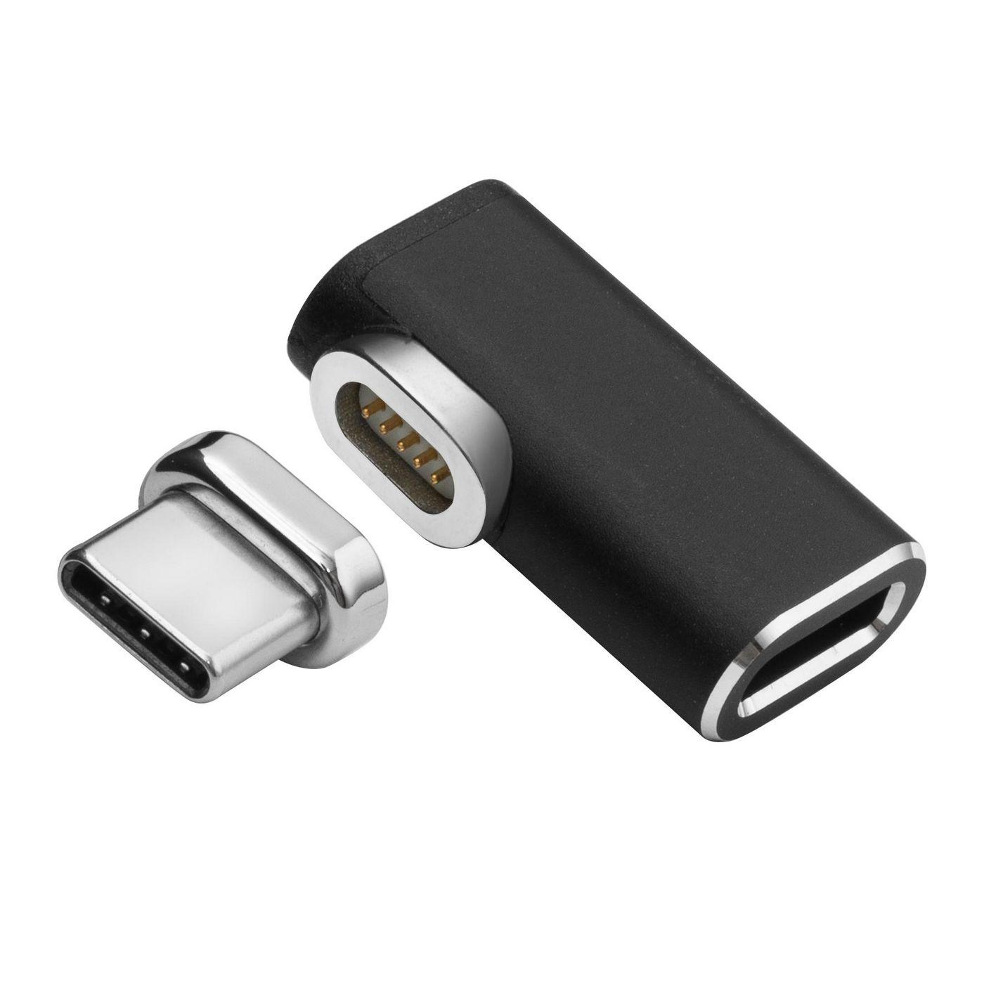 Magnetic USB-C Adapter 90