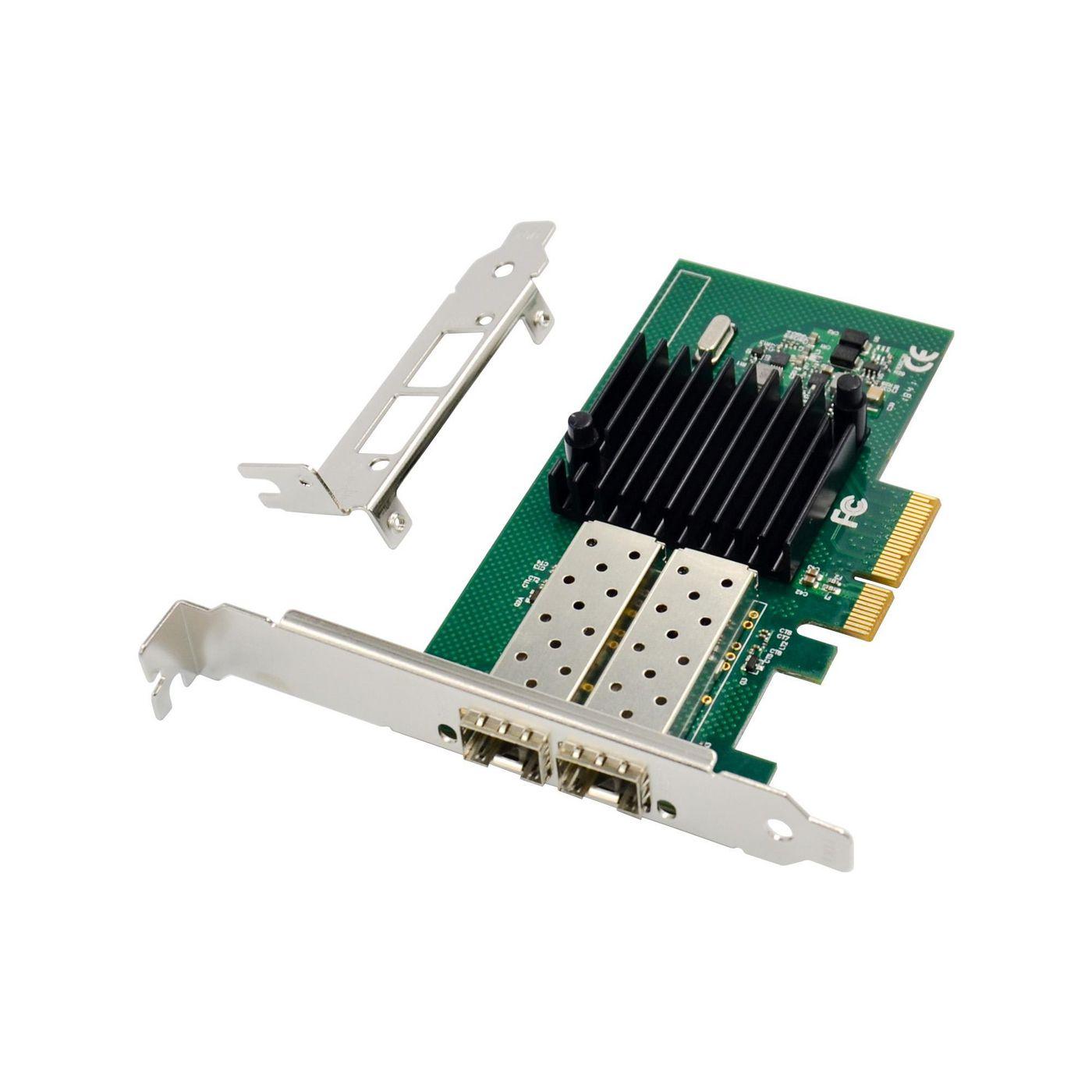 Microconnect MC-PCIE-I350AM2 scheda di rete e adattatore Interno Fibra 1000 Mbit/s (2 port 1G Fiber Network Card - Main Chip I