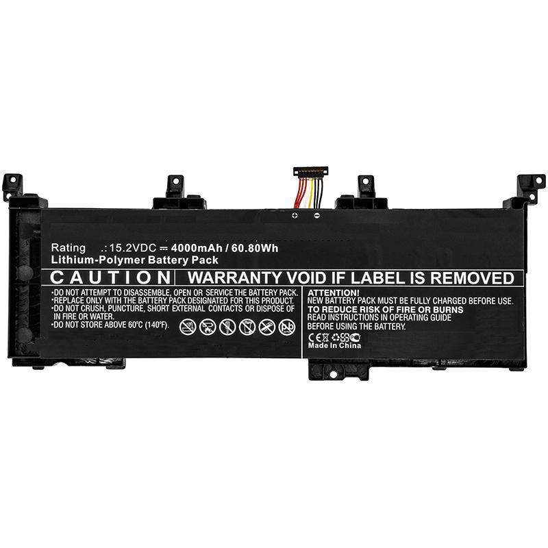 CoreParts MBXAS-BA0198 ricambio per laptop Batteria (Laptop Battery for Asus 61WH - Li-Pol 15.2V 4Ah 61WH Li-Pol - 15.2V 4Ah fo