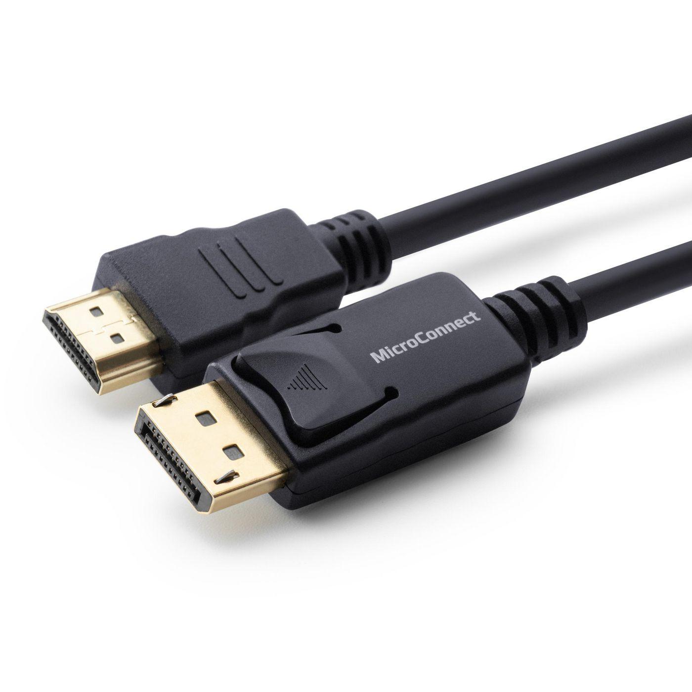 Microconnect MC-DP-HDMI-500 cavo e adattatore video 5 m DisplayPort Nero (DisplayPort 1.2 to HDMI Cable - DisplayPort Male - HD