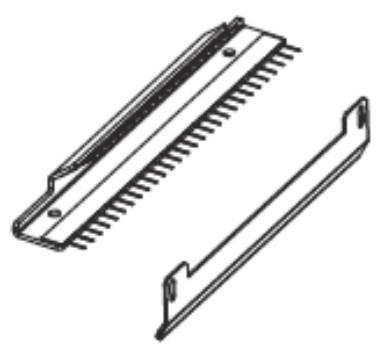 Zebra P1046696-043 parte di ricambio per la stampa (Kit Ribbon Strip Plate and - Static Brush ZE500-4 RH & LH - P1046696-043)