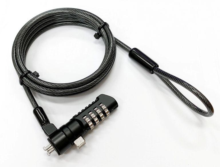 Security lock with 4-wheel - combination for Kensington - Nano security slot GLB220105, Nano Type, ÃƒÆ’Ã‚Ëœ4.5mm x 18