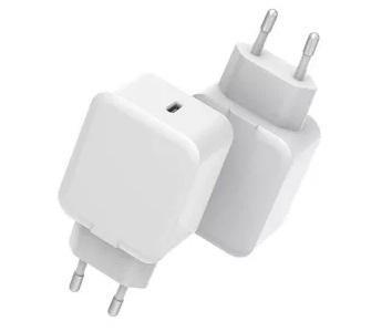 CoreParts MBXUSB-AC0005 Caricabatterie per dispositivi mobili Bianco Interno (USB-C Power Charger - 20W 5V-12V/1.6A-3A Output -