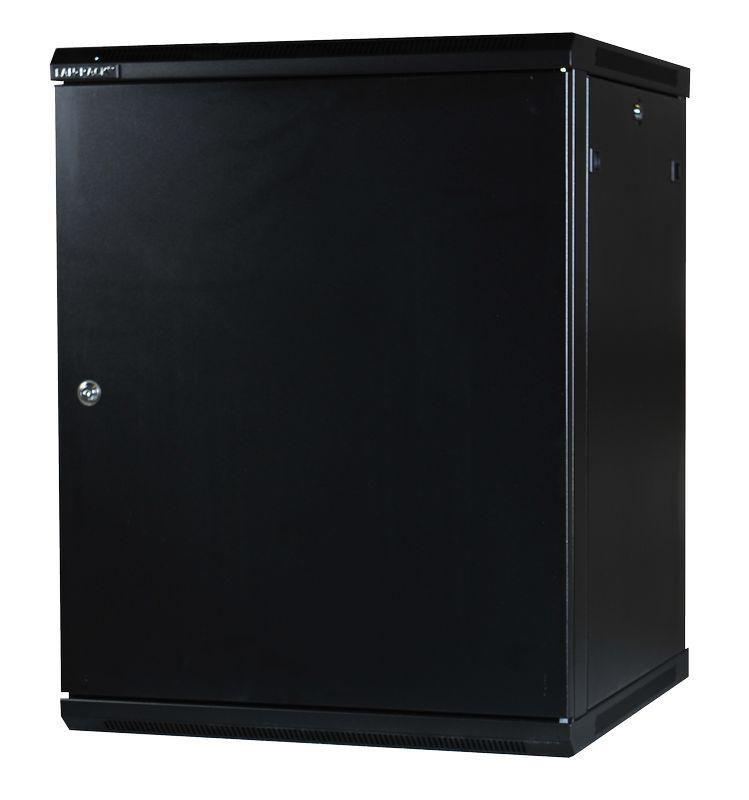 Lanview LVR240020 rack 10U Da parete Nero (Flatpack 19 Wall Mounting - Cabinet 10U H553 x W600 x - D450 mm Plate Door - Warrant