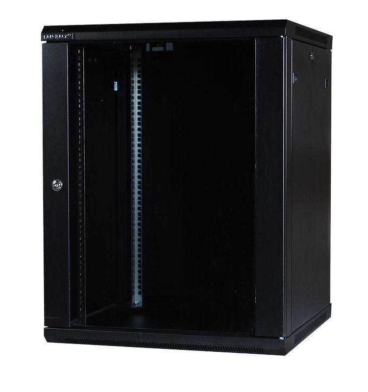 Lanview LVR242065 rack 27U Da parete Nero (Flatpack 19 Wall Mounting - Cabinet 27U H1300 x W600 x - D600 mm - Warranty: 60M)