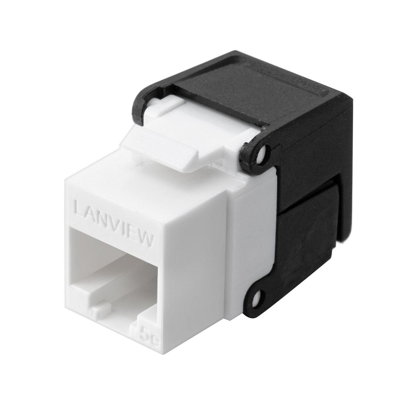 Cat5e Unshielded flip jack - keystone - Warranty 60M