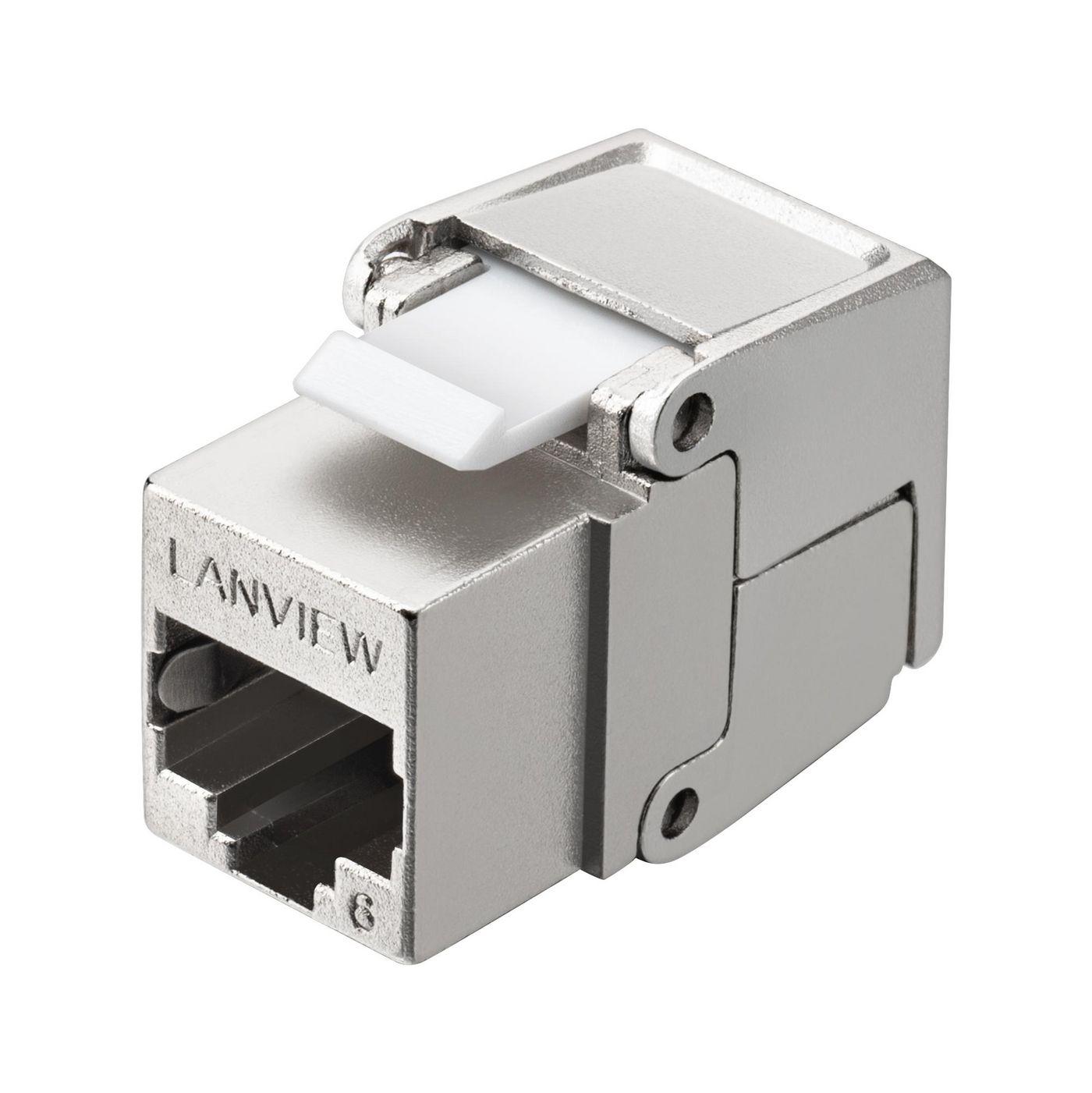 Cat6 Shielded flip jack - keystone - Warranty 60M