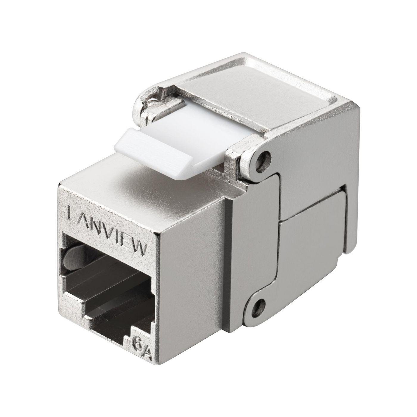 Cat6a Shielded flip jack - keystone - Warranty 60M