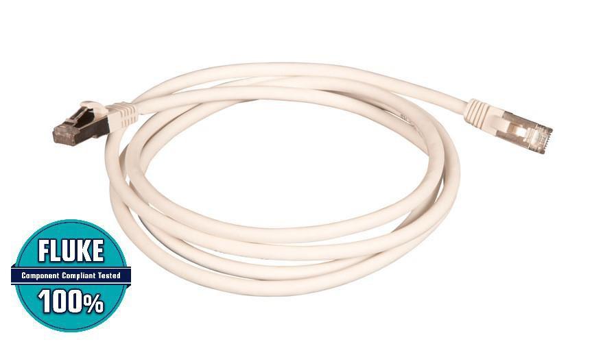 Lanview LVN149524 cavo di rete Bianco 1 m Cat6a S/FTP S-STP (Cat6A S/FTP network cable - White LSZH 1M - Warranty 60M)