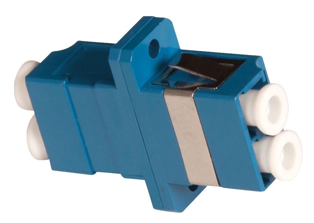 Lanview LVO231287 connettore per fibra ottica LC Femmina (LC Singlemode adapter duplex - OS2 zirconia - Warranty 60M)