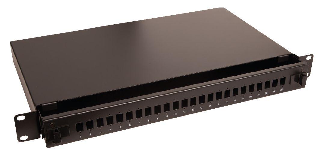 Lanview LVO231544 pezzo di pannello 1U (Fibre patch panel 19 1U 24 - ports for SC simplex/LC - duplex connectors - Warranty 300