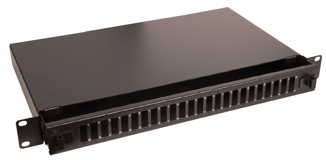 Lanview LVO231552 pezzo di pannello 1U (Fibre patch panel 19 1U 24 - ports for SC duplex/LC quad - connectors - Warranty 60M)