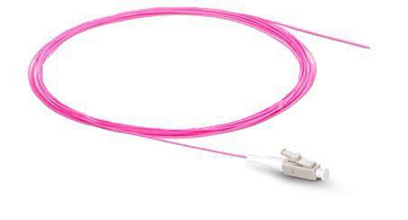 Lanview LVO231808 cavo a fibre ottiche 2 m LC OM4 Porpora (LC/UPC Pigtail Multimode 2m - OM4 50/125 PVC EASY STRIP - Warranty 3