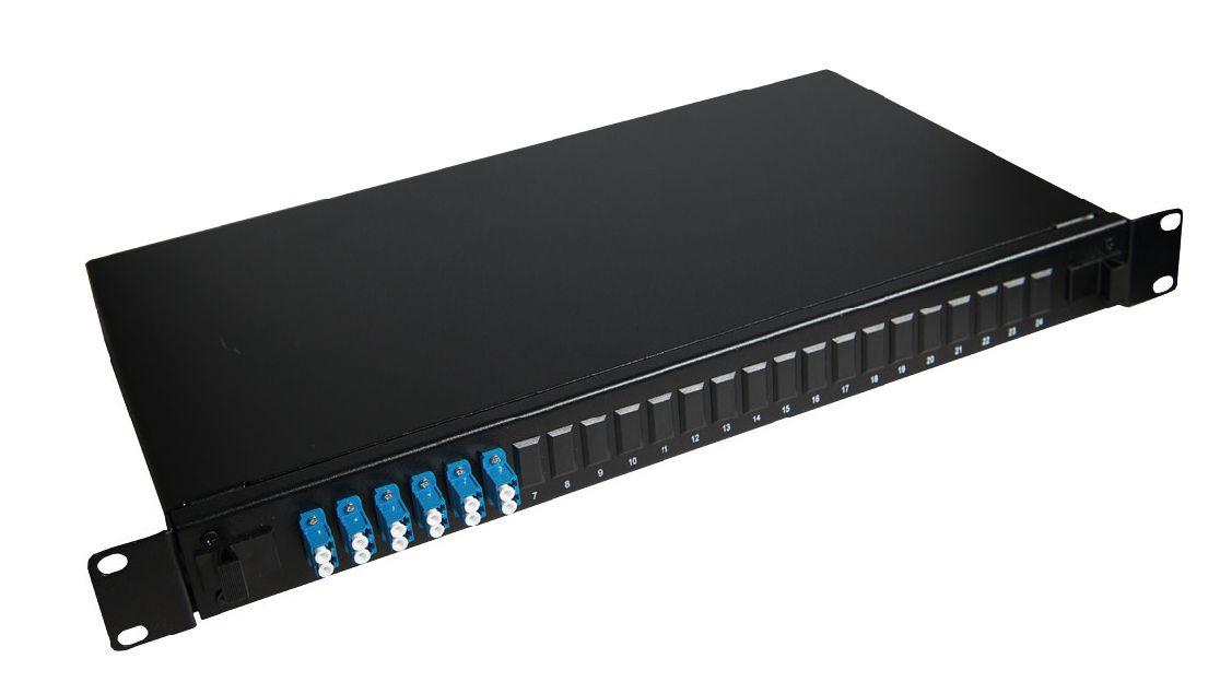 Lanview LVO233835 pezzo di pannello 1U (Fibre patch panel 19" 1U - with 6 x LC duplex Singlemode - connectors - Warranty 60M)