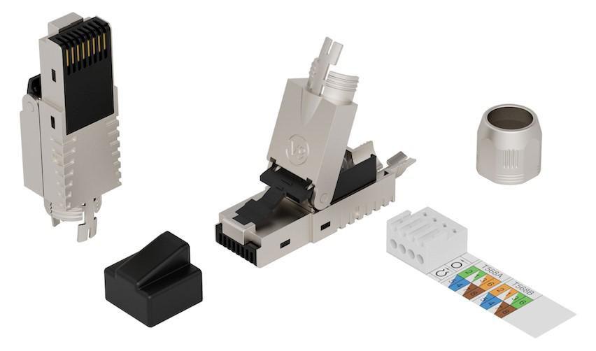 Lanview LVN125417 cavo di collegamento RJ45 Zinco (RJ45 FTP plug Cat6a for - AWG22-23 solid/stranded - conductor - Warranty 300