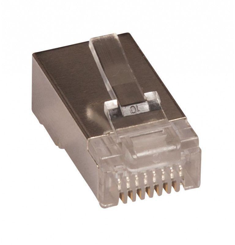 Lanview LVN125430 cavo di collegamento RJ45 Metallico (RJ45 FTP plug Cat5e for AWG - 24-26 stranded conductor 10 - pcs. - Warra
