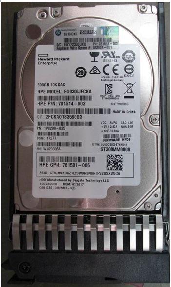 HDD 300GB 12G 10K SFF SAS...