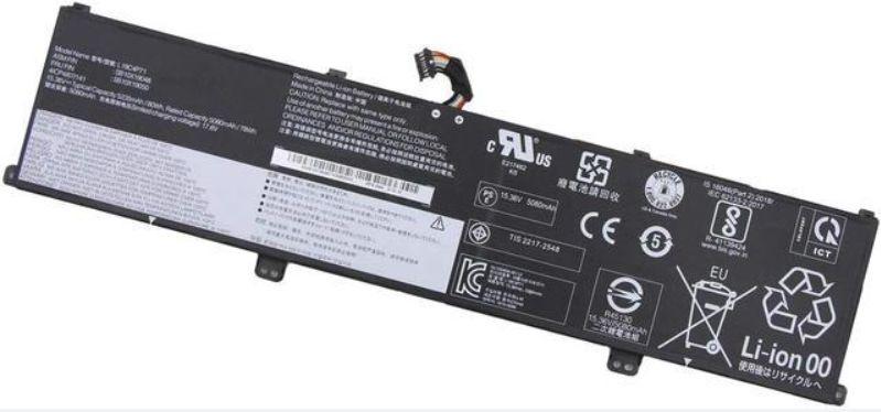 80Wh internal lithium-ion - battery for Lenovo laptops - Warranty: 3M