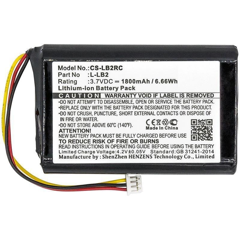 CoreParts MBXKM-BA011 batteria per uso domestico Ioni di Litio (Battery 6.66Wh Li-ion 3.7V - 1800mAh Black for - KeyboardMouse