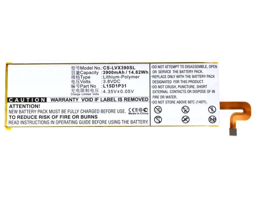 CoreParts MBXTAB-BA059 ricambio e accessorio per tablet Batteria (Battery 14.82Wh Li-Pol 3.8V - 3900mAh Black for Lenovo - Tabl