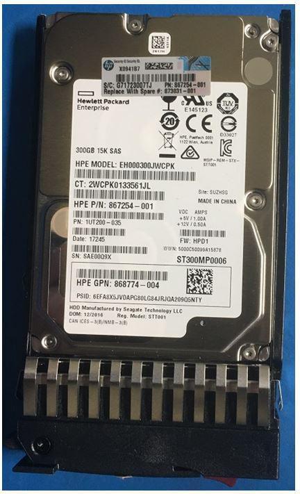 HDD 300GB 12G 15K SFF SAS -...