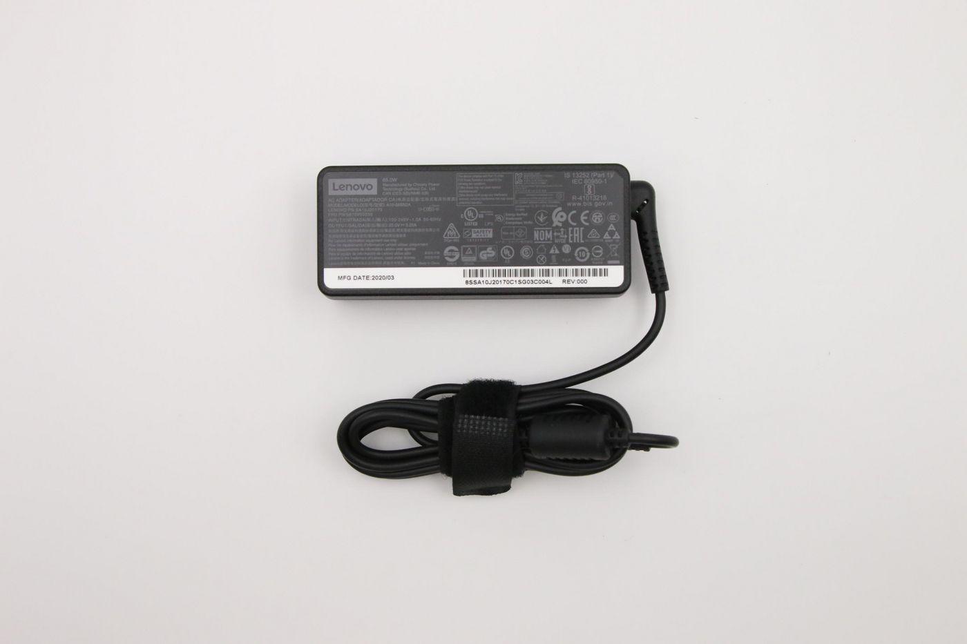 65W AC Travel Adapter with - Rectangle Plug - Warranty: 3M
