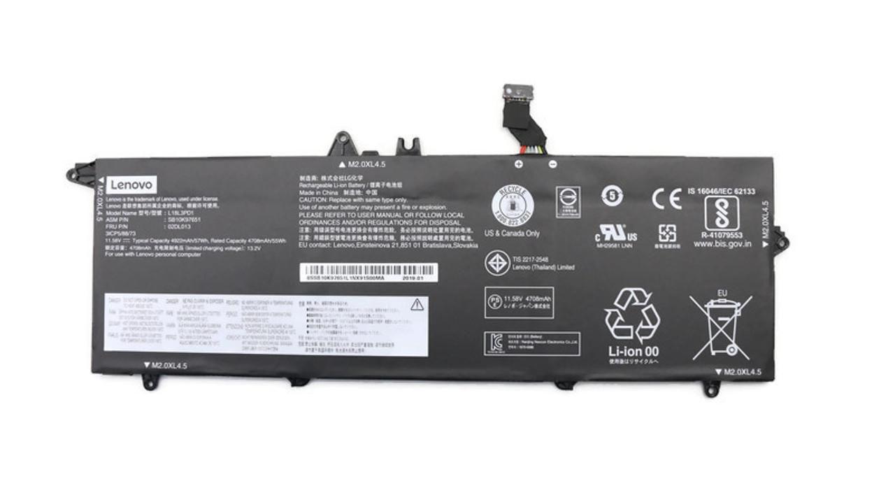Internal 3c 57Wh LiIon SMP - 5B10W13910 Battery Lenovo - Warranty 3M