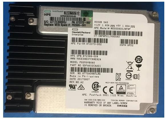 DRV SSD 800 GB SFF SAS MU