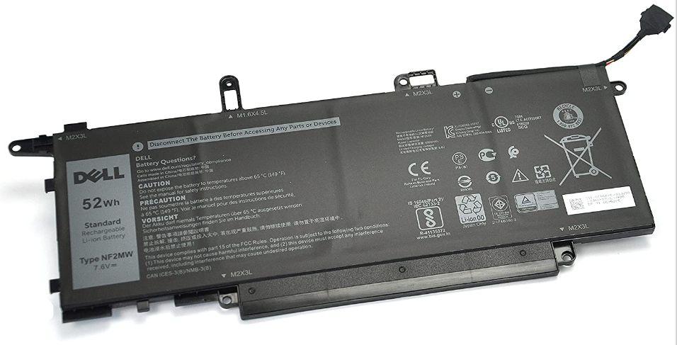 Battery 52WHR 4 Cell - Lithium Ion - Warranty: